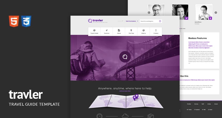 Travler a Travel Guide Responsive HTML Template