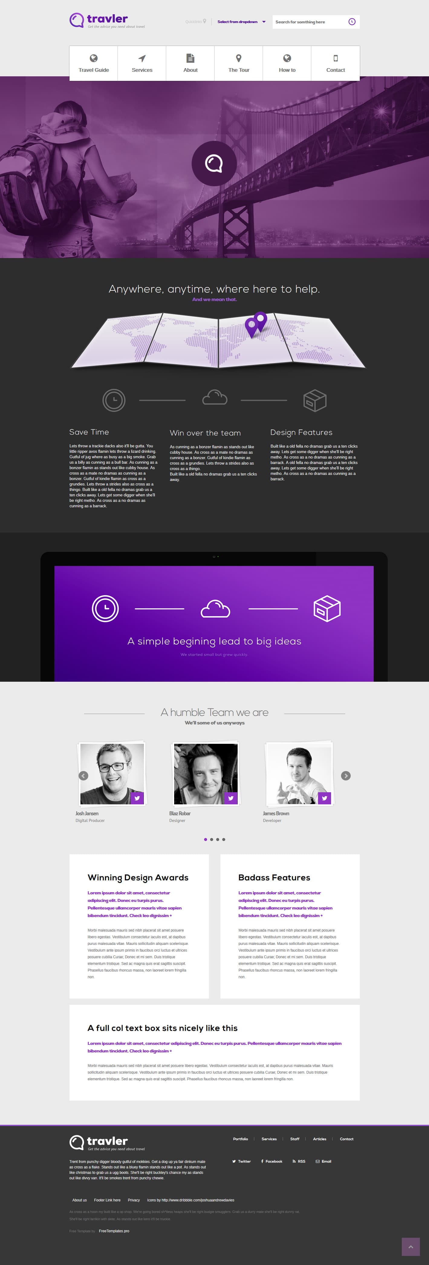 Travler a Travel Guide Responsive HTML Template